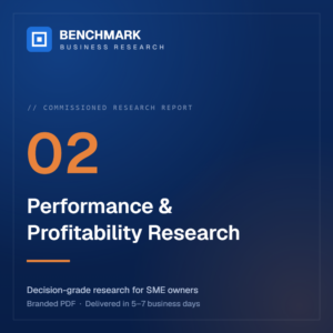 Performance & Profitability Research — Benchmark Business Research commissioned report cover