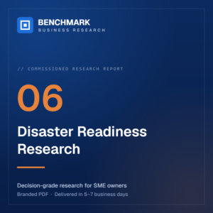 Disaster Readiness Research — Benchmark Business Research commissioned report cover